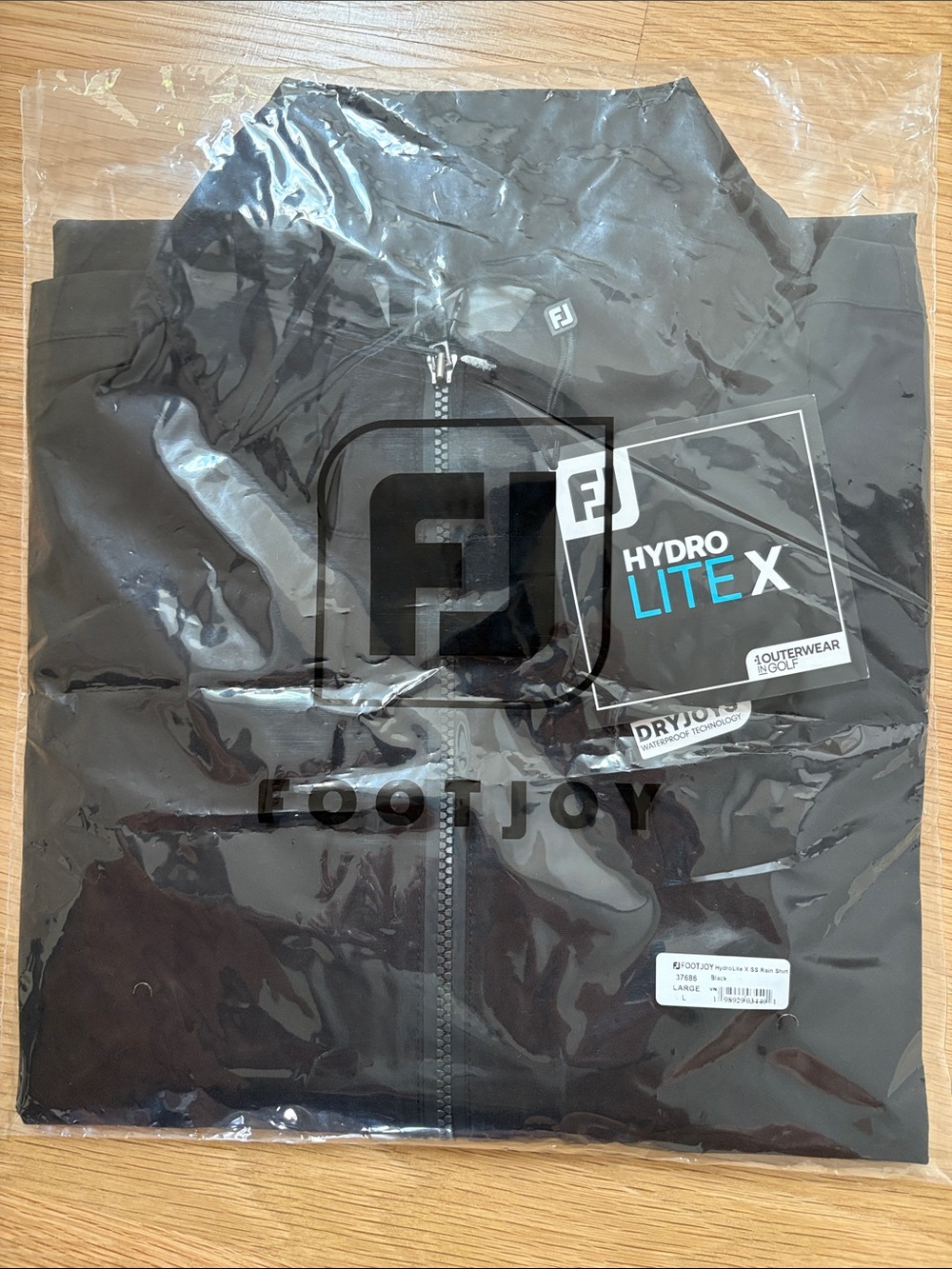 FootJoy HydroLite X Jacket - Large -Black